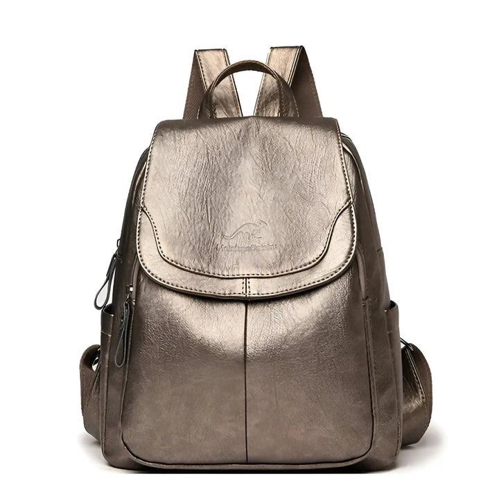 Vintage ryggsäck i läder för kvinnor – Isabella