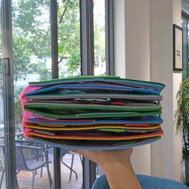 Montessori äventyrsbok - Berättelser i filt