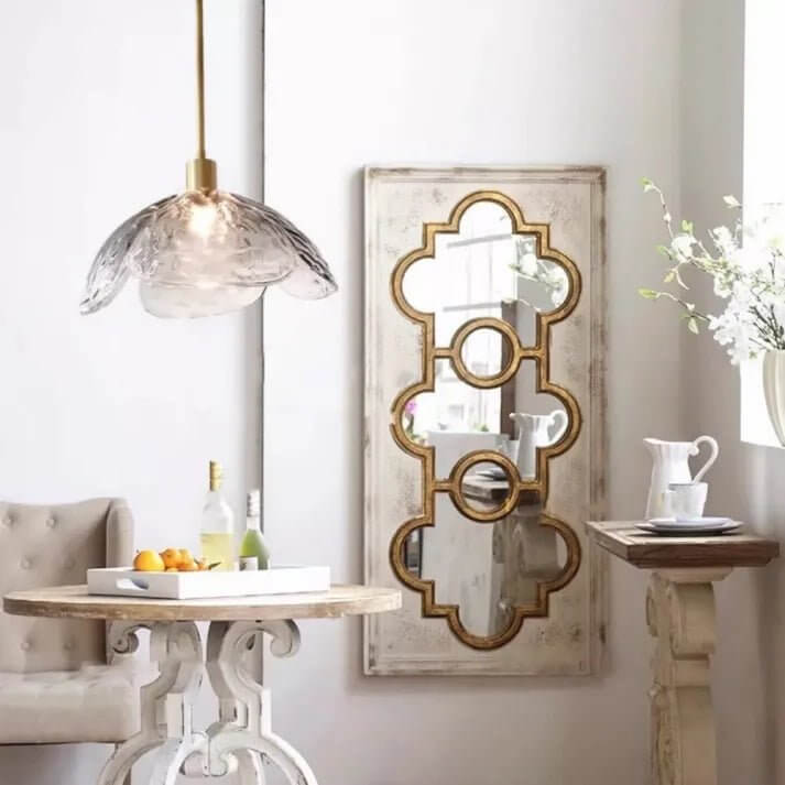 Blombladshängande Lampa - Elegant Nattlampa