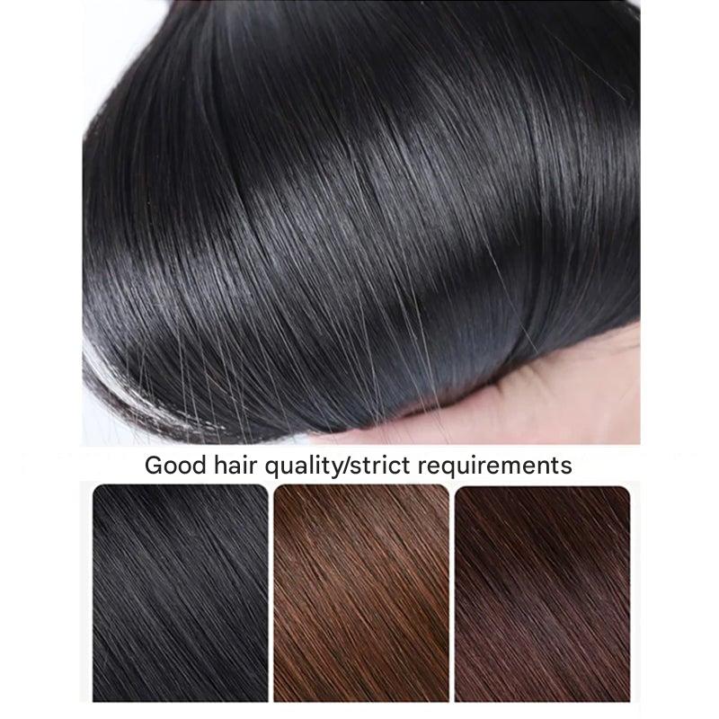 Blomformad hårklämma med extensions – Fiora
