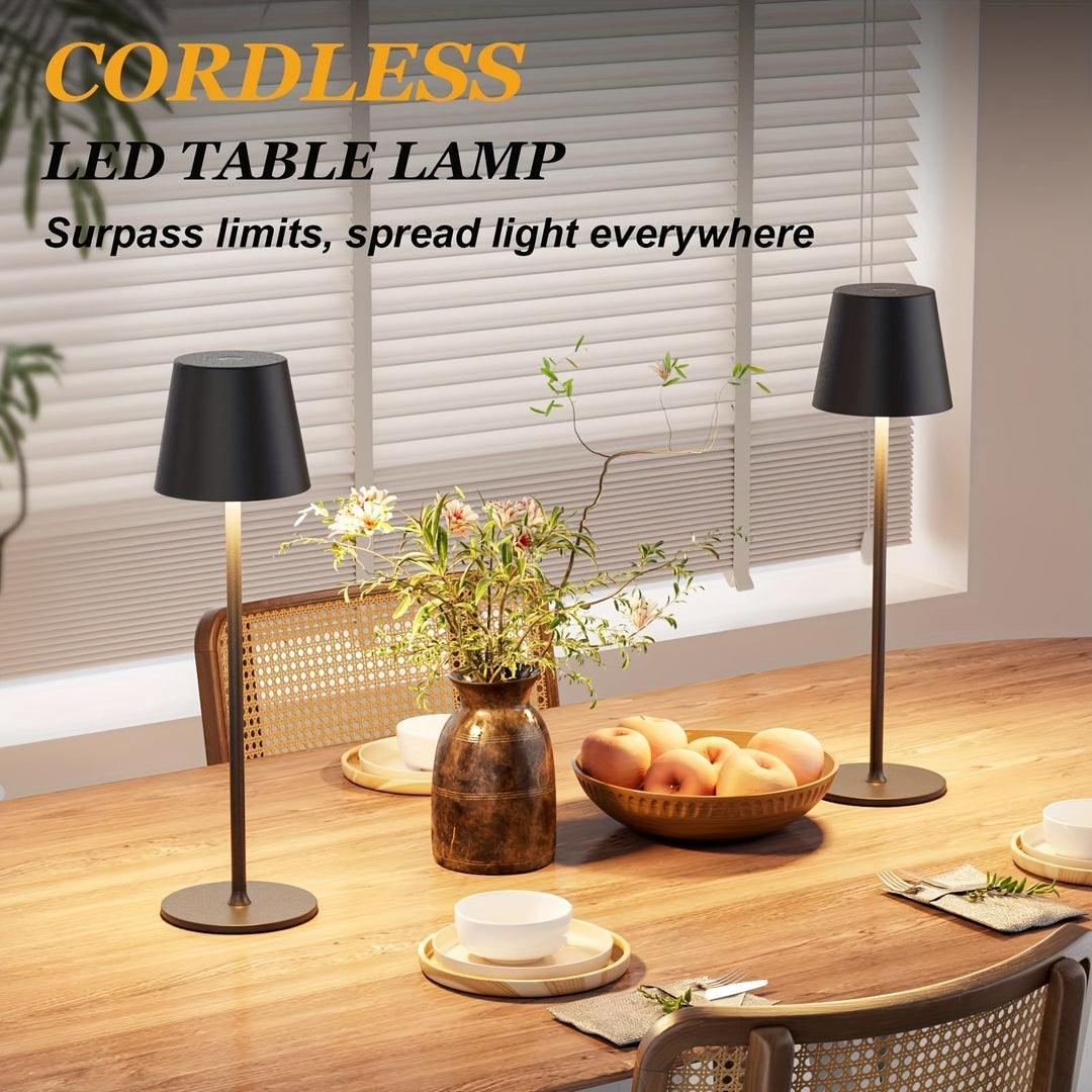 Elegant trådlös bordslampa – Modern och praktisk