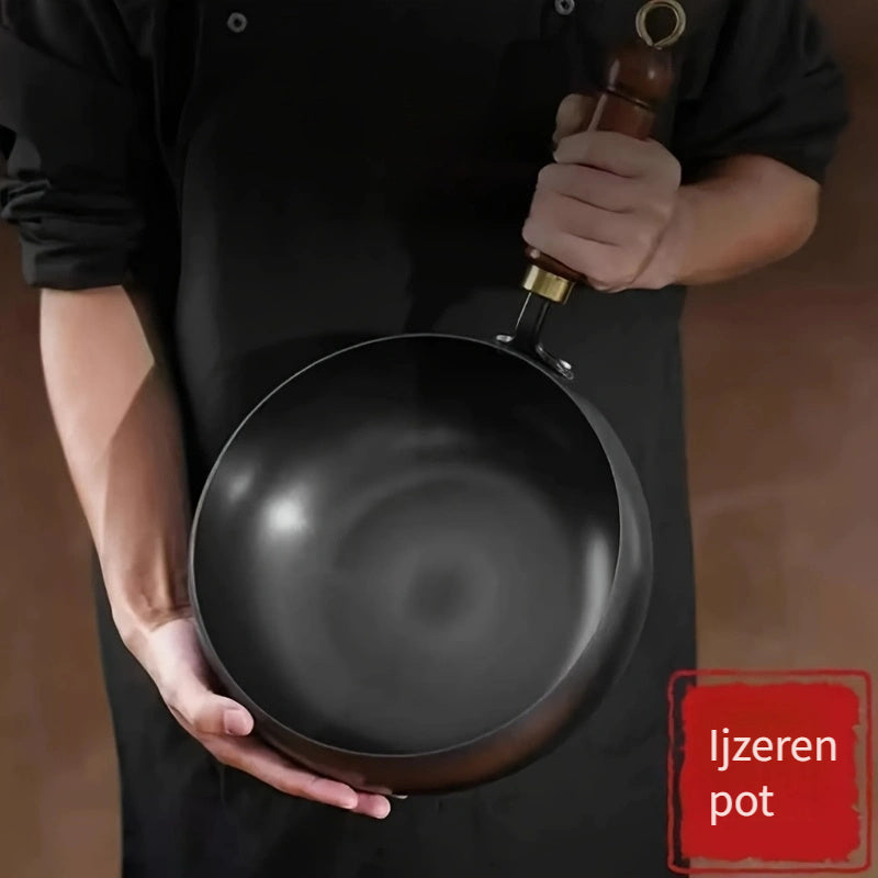 ChefMaster Gjutjärnspanna – Slitstark och Mångsidig Köksredskap