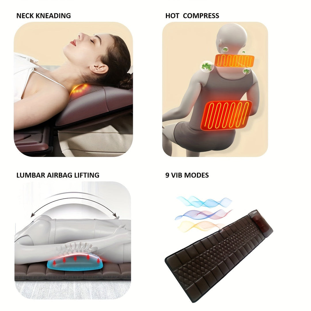Massagemadrass med helkroppsmassage – komfort och avkoppling i ett