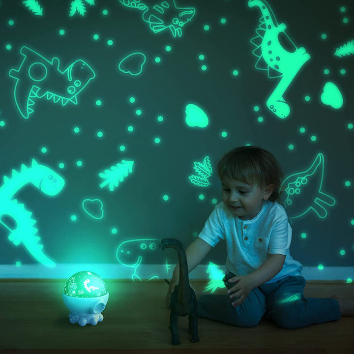 LED-nattlampa med ocean- och stjärnprojektion + musikfunktion – DreamAura
