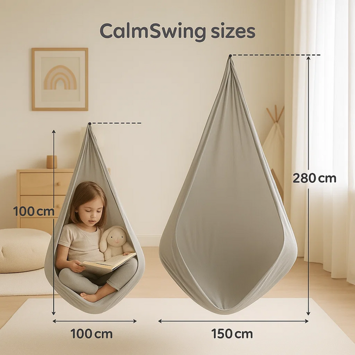 CalmSwing | Sensorisk terapi vid autism - Hängmatta för inom- och utomhusbruk