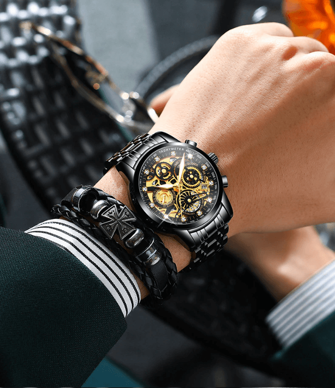 Herrklocka Skeleton – Eclipse