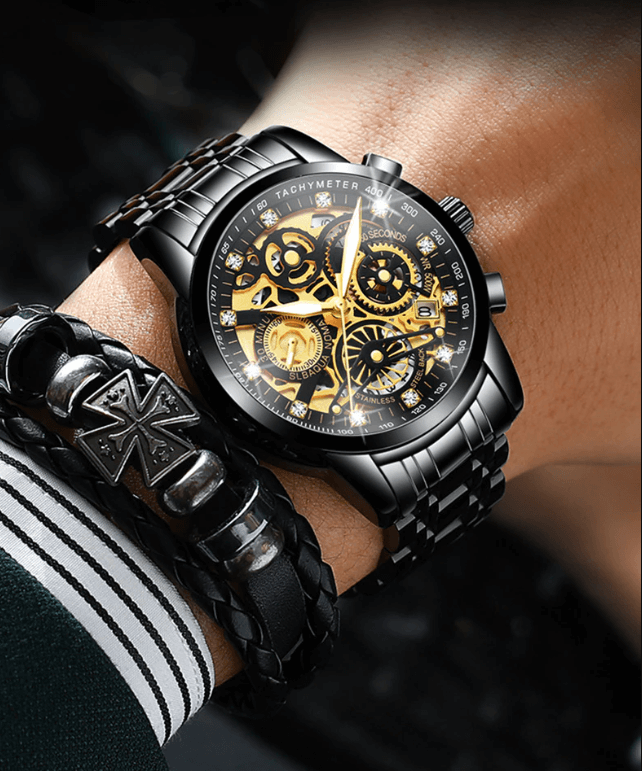 Herrklocka Skeleton – Eclipse