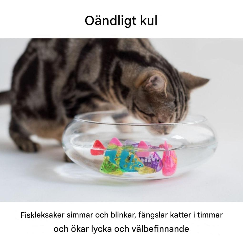 Interaktiv kattelegetøj – Realistisk simbevægelse og engagerende lys