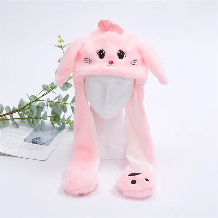 Bounce Bunny - söt mössa med rörliga öron för skoj och värme