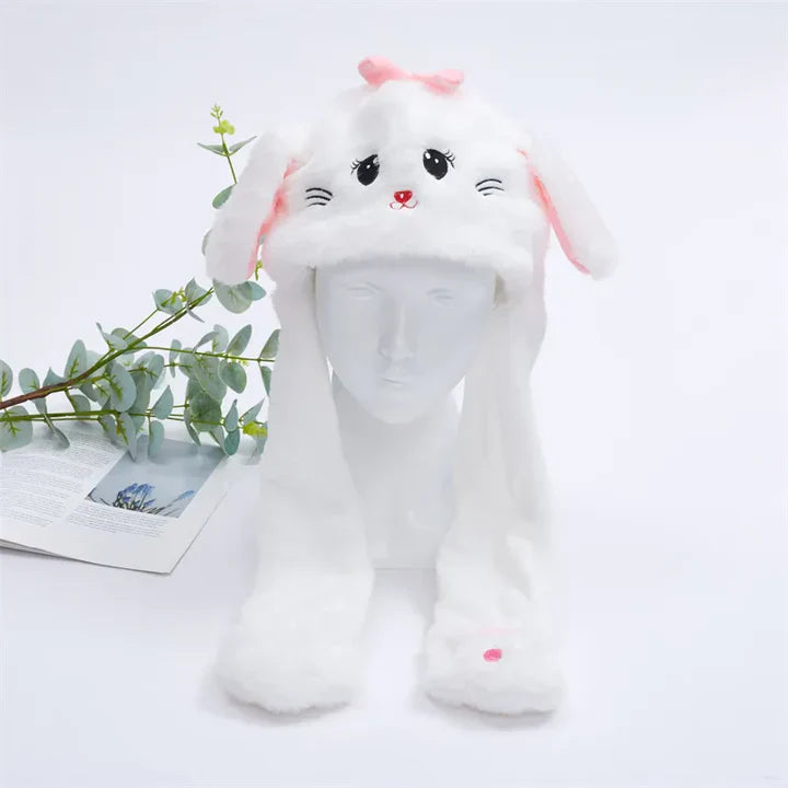 Bounce Bunny - söt mössa med rörliga öron för skoj och värme