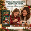 Adventskalender med julbyggklossar och 24 hängande minianhänger
