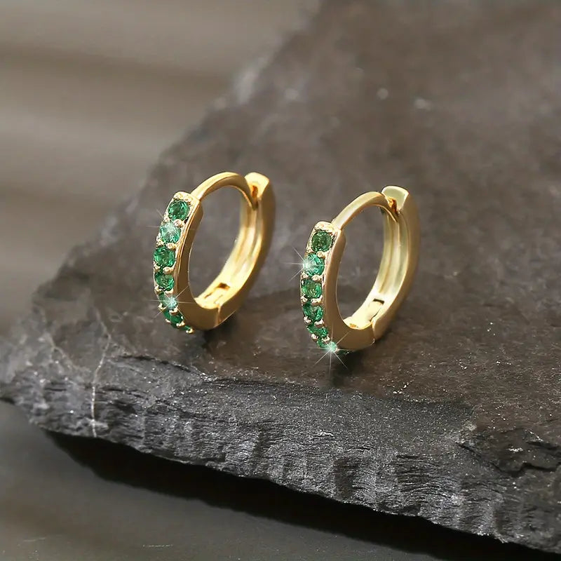 Eleganta guldörhängen med förfinad design