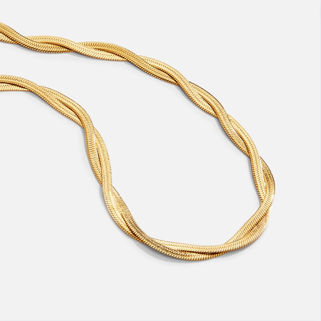 Chiara Twist Snake Chain-halsband