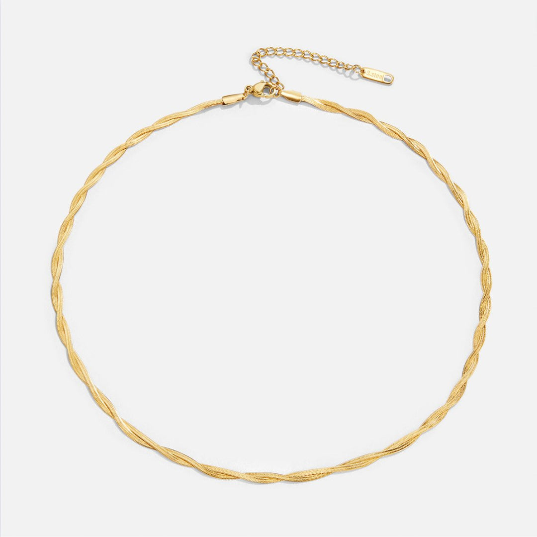 Chiara Twist Snake Chain-halsband