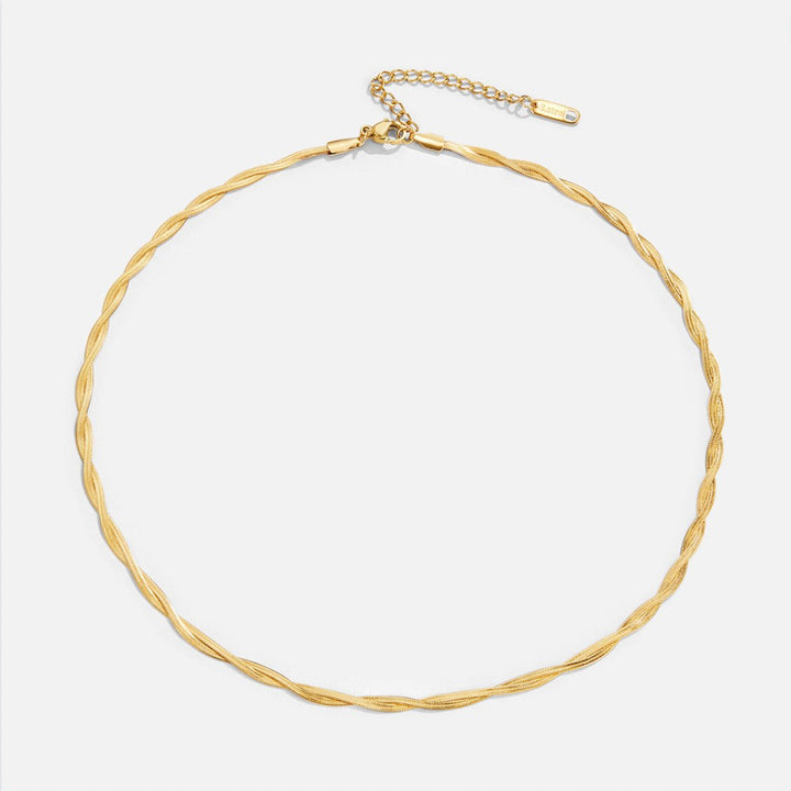 Chiara Twist Snake Chain-halsband