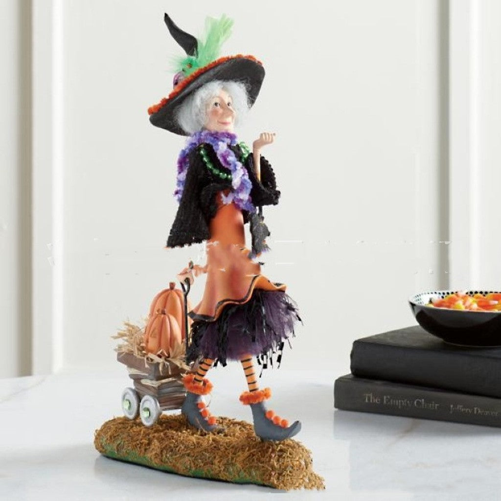 Bewitching Figure Halloween-häxdocka i resin konsthantverk dekoration, resin konsthantverk dekoration, resin dekoration — bild 2