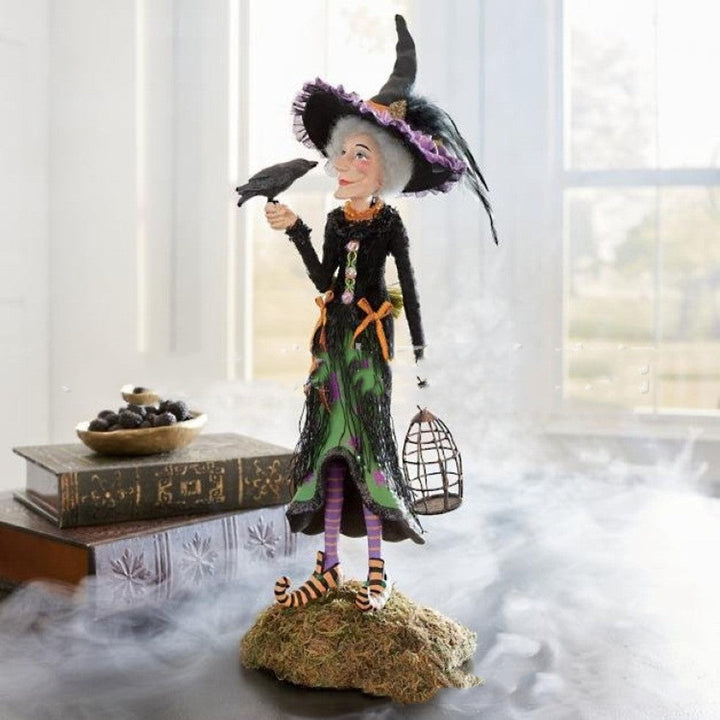 Bewitching Figure Halloween-häxdocka i resin konsthantverk dekoration, resin konsthantverk dekoration, resin dekoration — bild 4