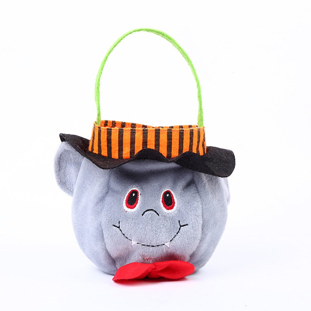 Söt Halloween-godisväska med pumpamönster, bärbar handväska, cosplay-rekvisita, presentkorg, barnpresenter — bild 6