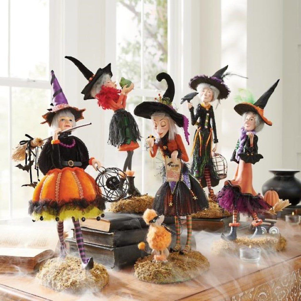 Bewitching Figure Halloween-häxdocka i resin konsthantverk dekoration, resin konsthantverk dekoration, resin dekoration — bild 6