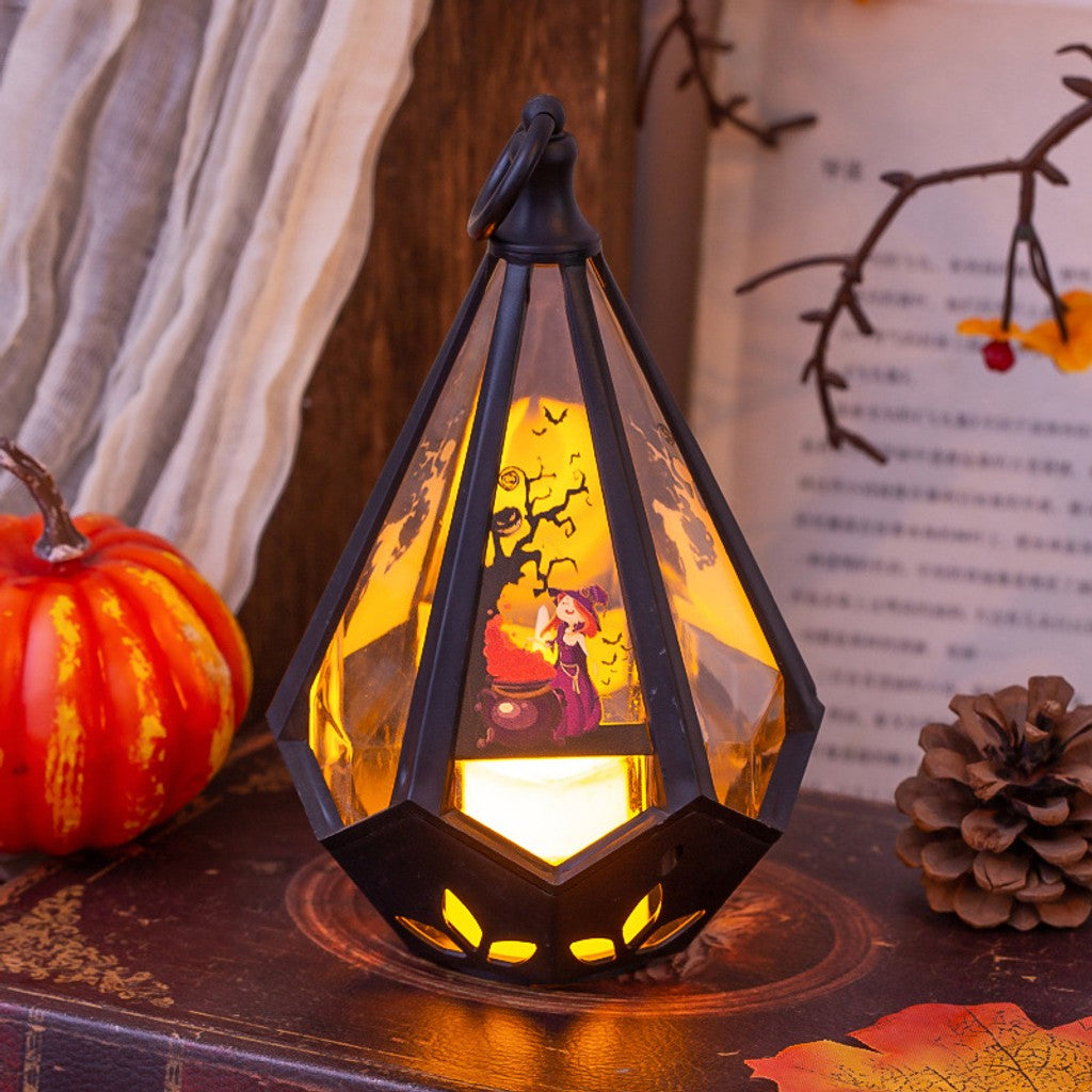 Halloweendekorationer Barnväska Pumpalykta Festattmosfär Rekvisita Skrivbordsornament Presenter Nattlampor — bild 4