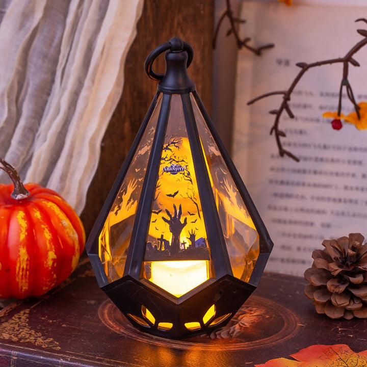 Halloweendekorationer Barnväska Pumpalykta Festattmosfär Rekvisita Skrivbordsornament Presenter Nattlampor — bild 6