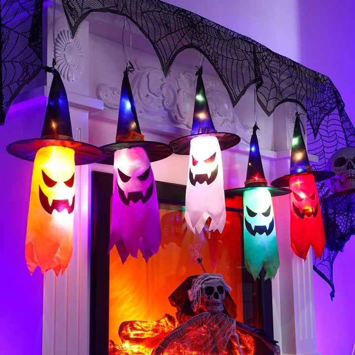 Lysande Skrikande Halloweenspöke Dekorationsrekvisita — bild 13