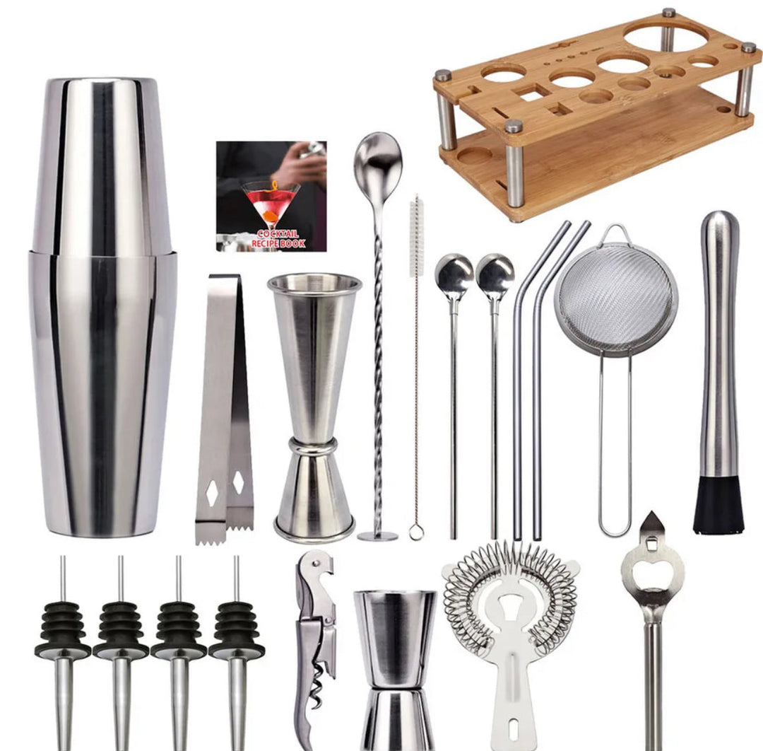 Professionell bartenderset med 23 delar – ShakerPro
