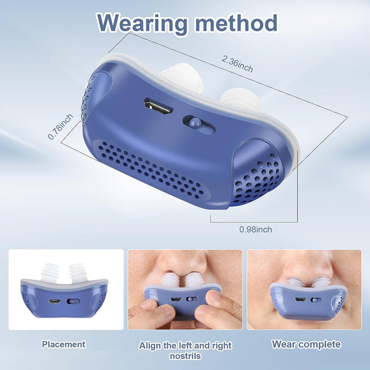 Micro CPAP-enhet för sömnapné – anti-snarkning
