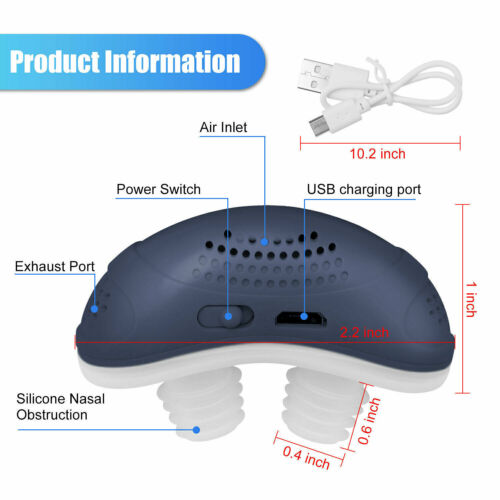 Micro CPAP-enhet för sömnapné – anti-snarkning