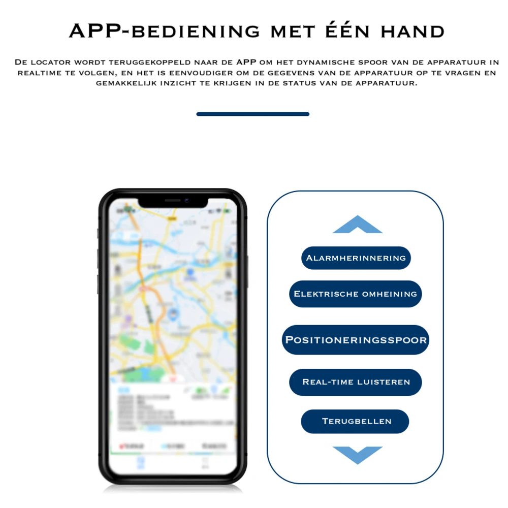 Magnetisk GPS-spårare - Realtidsspårning - Säker för fordon