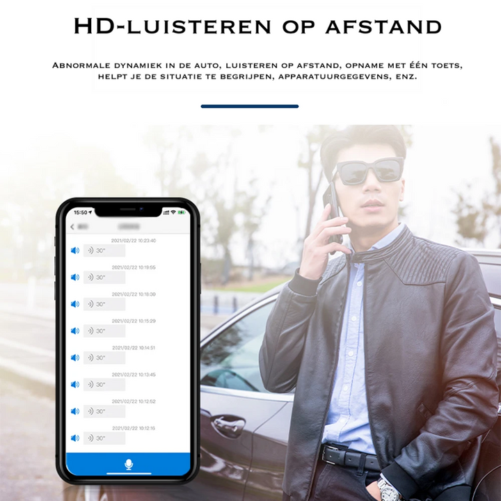 Magnetisk GPS-spårare - Realtidsspårning - Säker för fordon