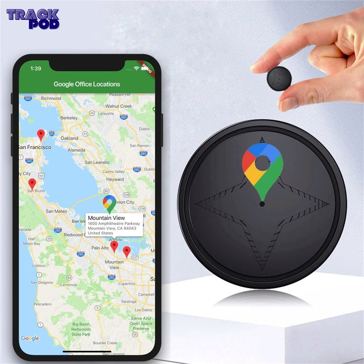 Magnetisk GPS-spårare - Realtidsspårning - Säker för fordon
