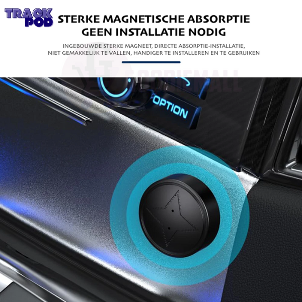 Magnetisk GPS-spårare - Realtidsspårning - Säker för fordon
