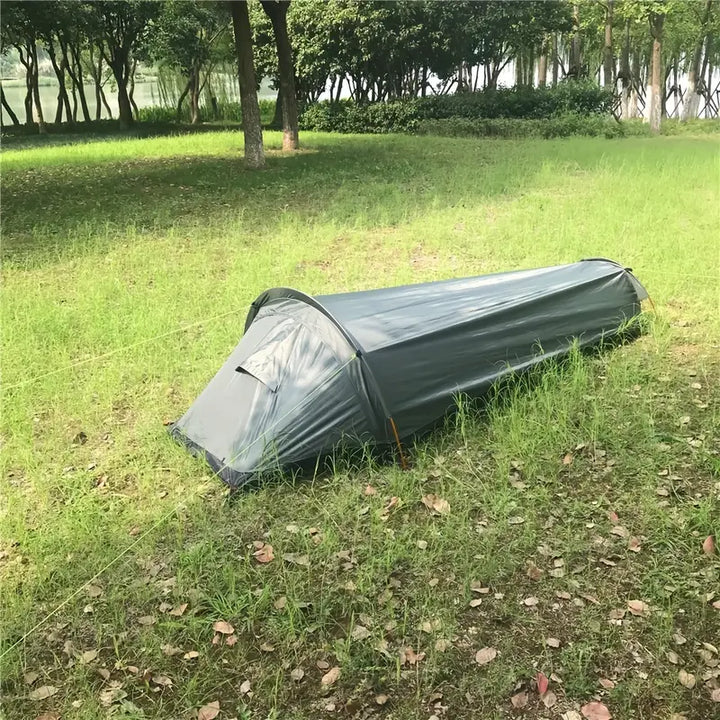 Kompakt vattentätt tält – Ultralight för 1 person, äventyr