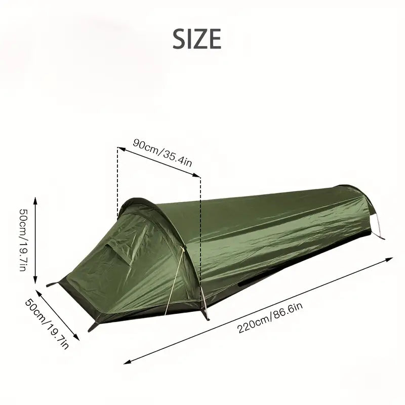 Kompakt vattentätt tält – Ultralight för 1 person, äventyr