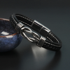 Infinity-armband | Läderarmband med knut