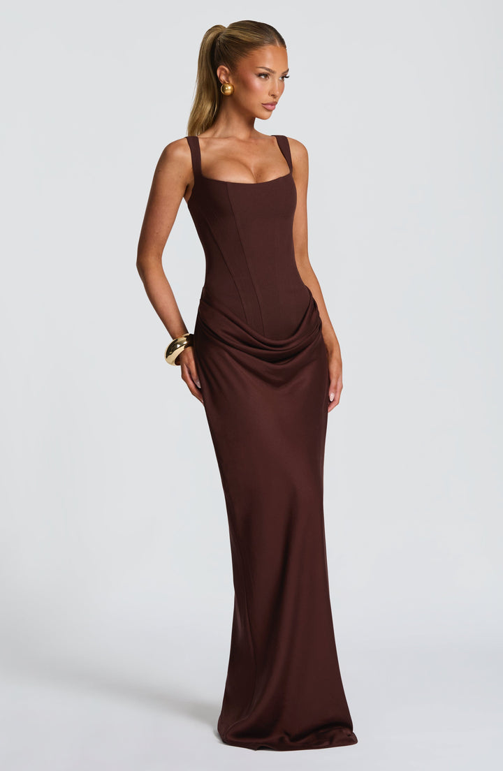 Indy bodycon-maxiklänning