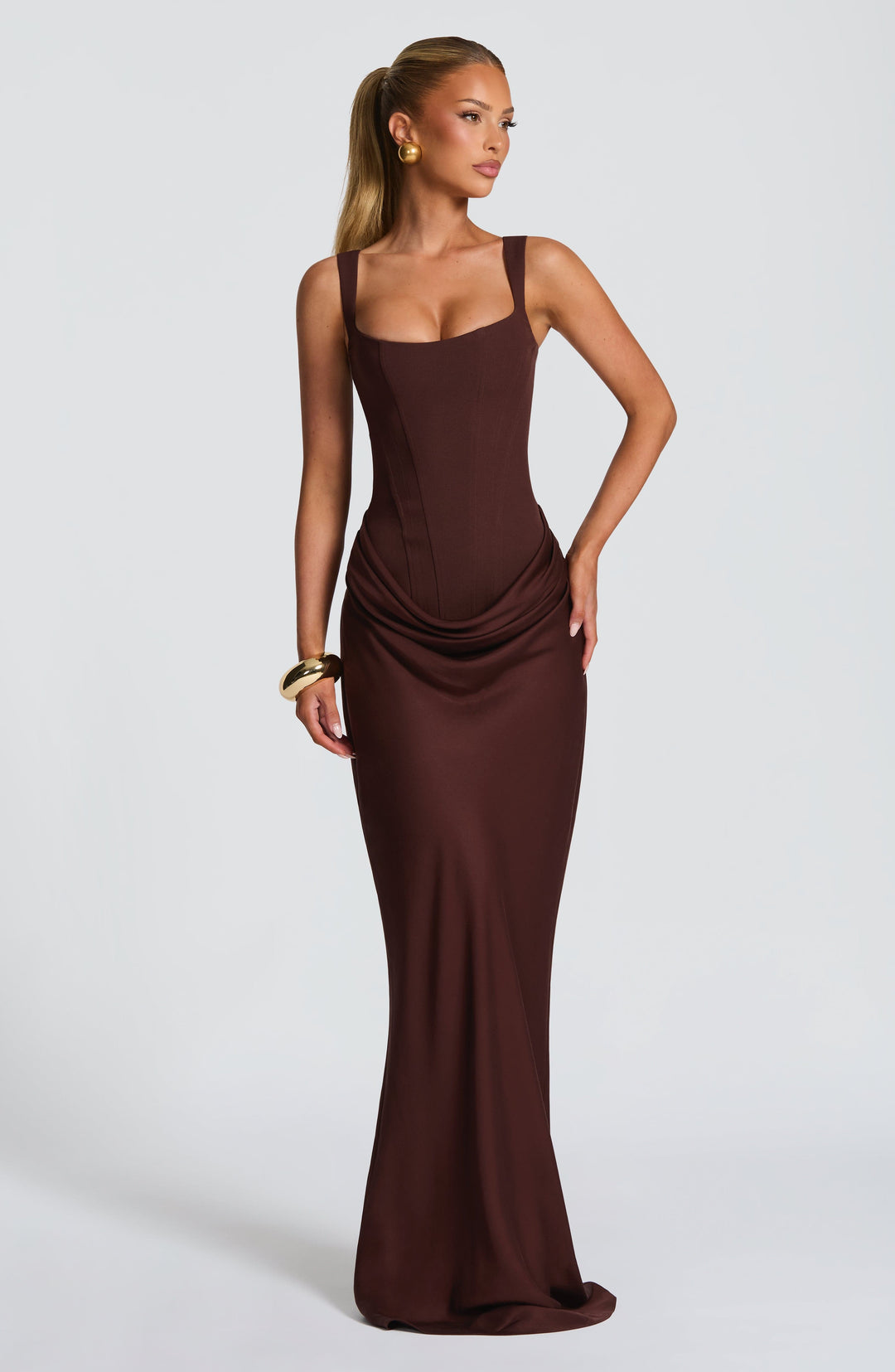 Indy bodycon-maxiklänning