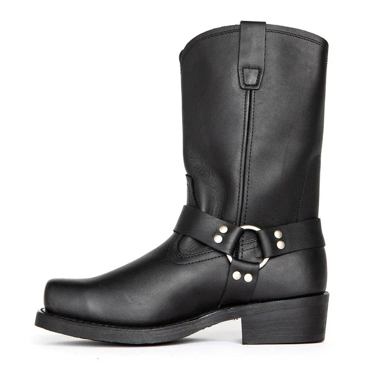 Vattentäta cowboyboots för män med klassisk westernstil