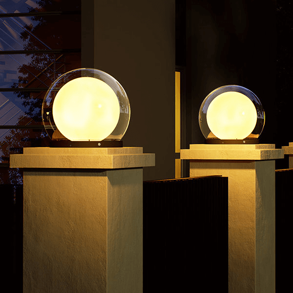 Modern Utomhuslampa - Design i Månform