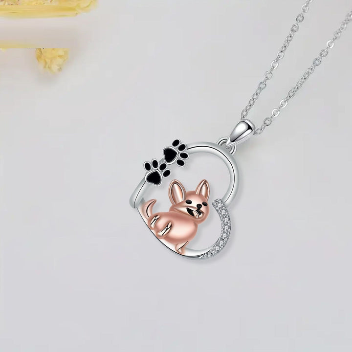 Söt Hjärtformat Hundhänge Halsband