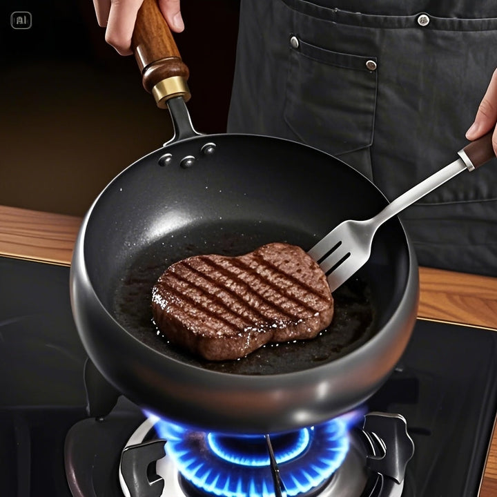 ChefMaster Gjutjärnspanna – Slitstark och Mångsidig Köksredskap