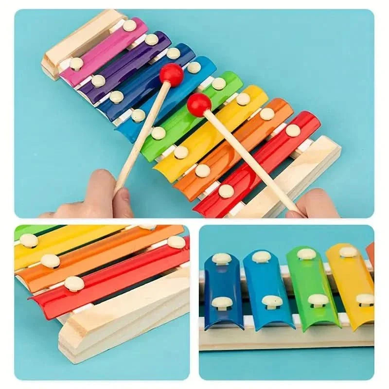 EduQuest 5-i-1 Montessori-set – Kreativt lärande för spädbarn från 6 månader