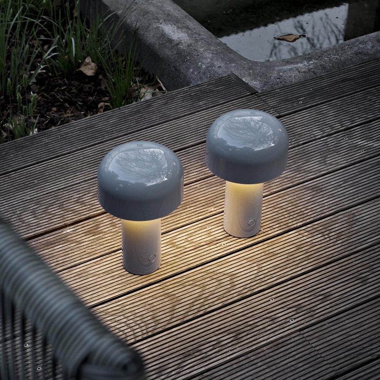 Agari bordslampa i svampform | Trådlös stämningsbelysning
