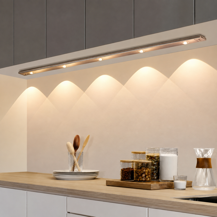 LED-belysning för garderober - Sladdlös - Med rörelsesensor - Magnetisk & Självhäftande