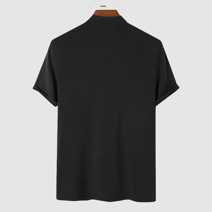 T-shirt i stretchbomull för herr – casual, för daglig användning och lämplig för alla årstider