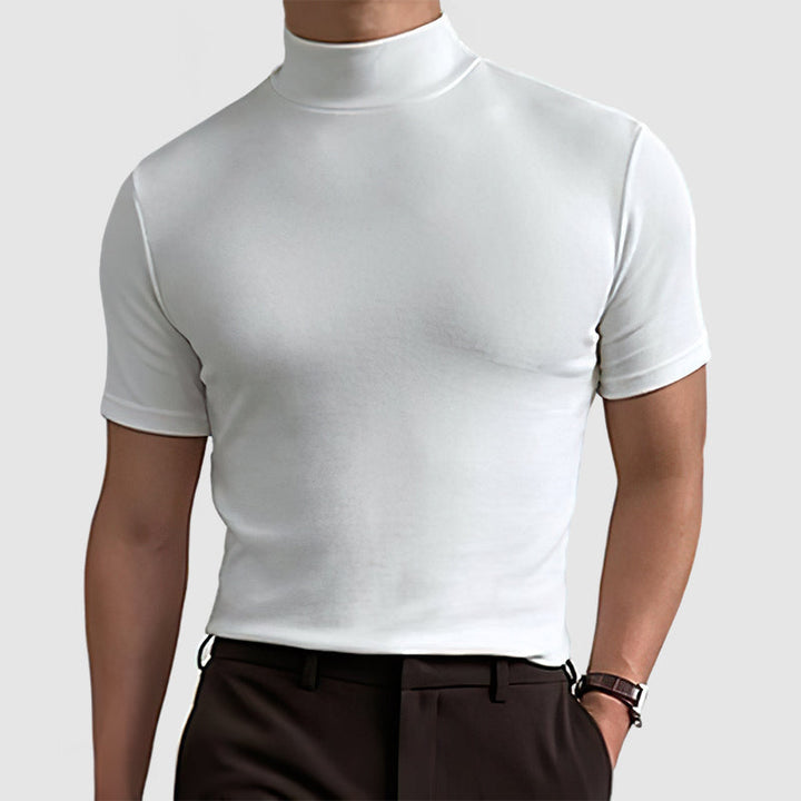T-shirt i stretchbomull för herr – casual, för daglig användning och lämplig för alla årstider