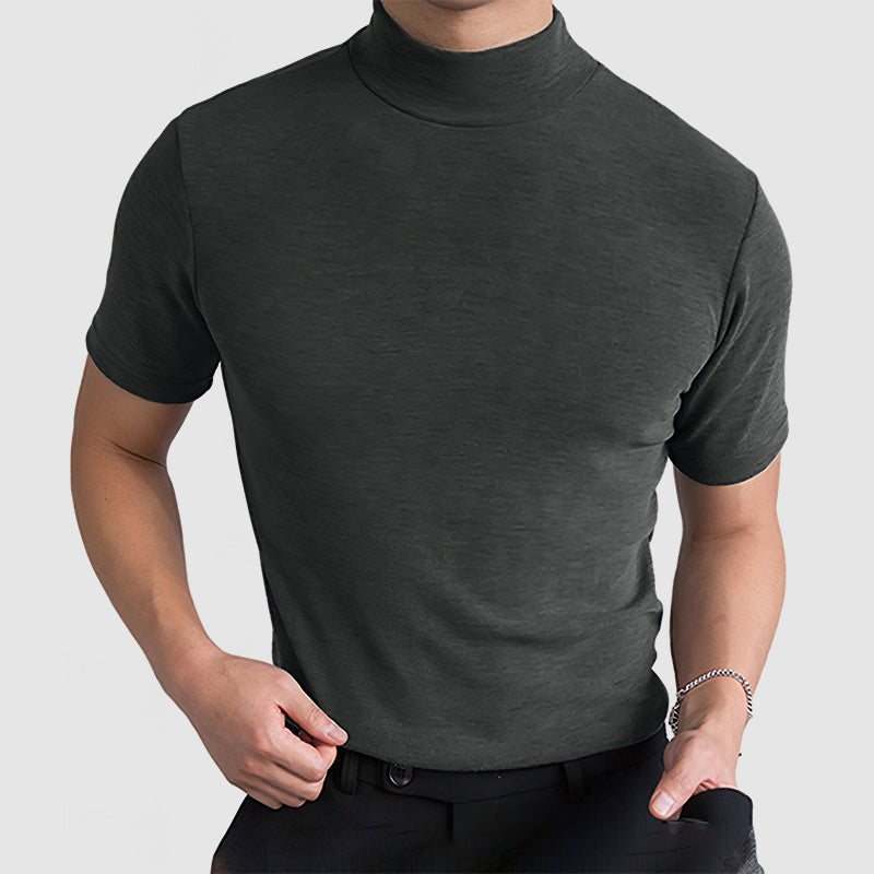 T-shirt i stretchbomull för herr – casual, för daglig användning och lämplig för alla årstider