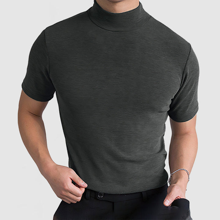 T-shirt i stretchbomull för herr – casual, för daglig användning och lämplig för alla årstider