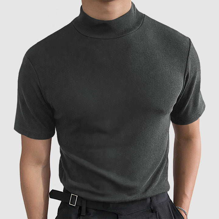 T-shirt i stretchbomull för herr – casual, för daglig användning och lämplig för alla årstider